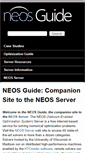 Mobile Screenshot of neos-guide.org