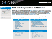 Tablet Screenshot of neos-guide.org